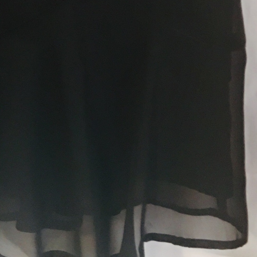 Black chiffon skirt (lined)